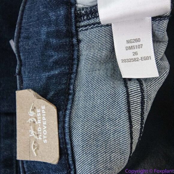 NEW Madewell Mid-Rise Stovepipe‎ Jeans in Dahill Wash, 26 - Picture 16 of 16